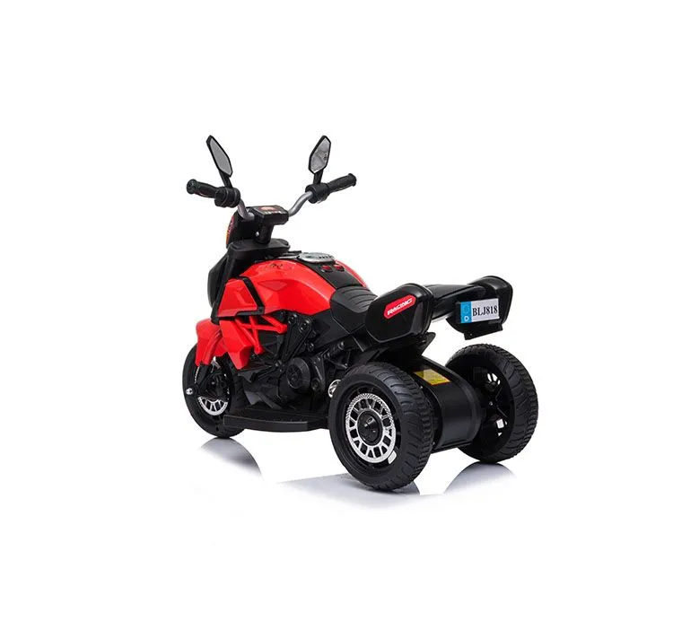 EUROBAJK Dečiji motor na akumulator Chopper, crvena