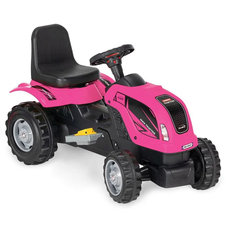 EUROBAJK Dečiji traktor na pedale MMX/  pink