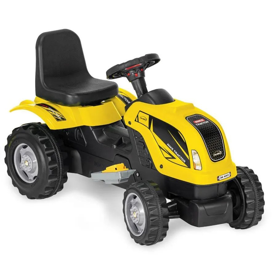 EUROBAJK Dečiji traktor na pedale MMX/  žuta