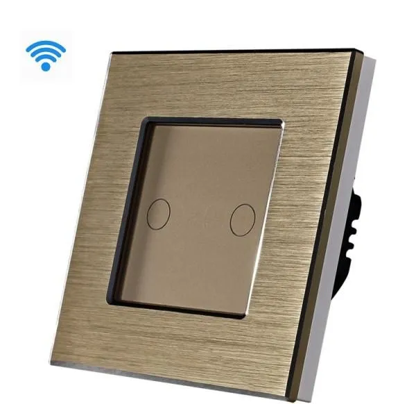 EXESHOP 2G Wi-Fi pametni prekidači AL Zlatni (WIFI TOUCH SWITCH)