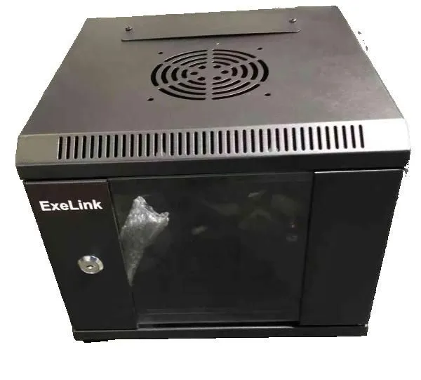 EXESHOP Rack zidni orman 10 in 6U vrata staklena