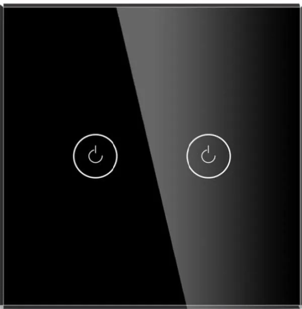 EXESHOP Wi-Fi pametni prekidač 2G TUYA Crni NN (WIFI TOUCH SWITCH)