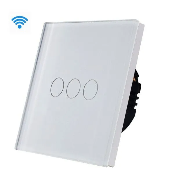 EXESHOP Wi-Fi pametni prekidač 3G TUYA Beli (WIFI TOUCH SWITCH)