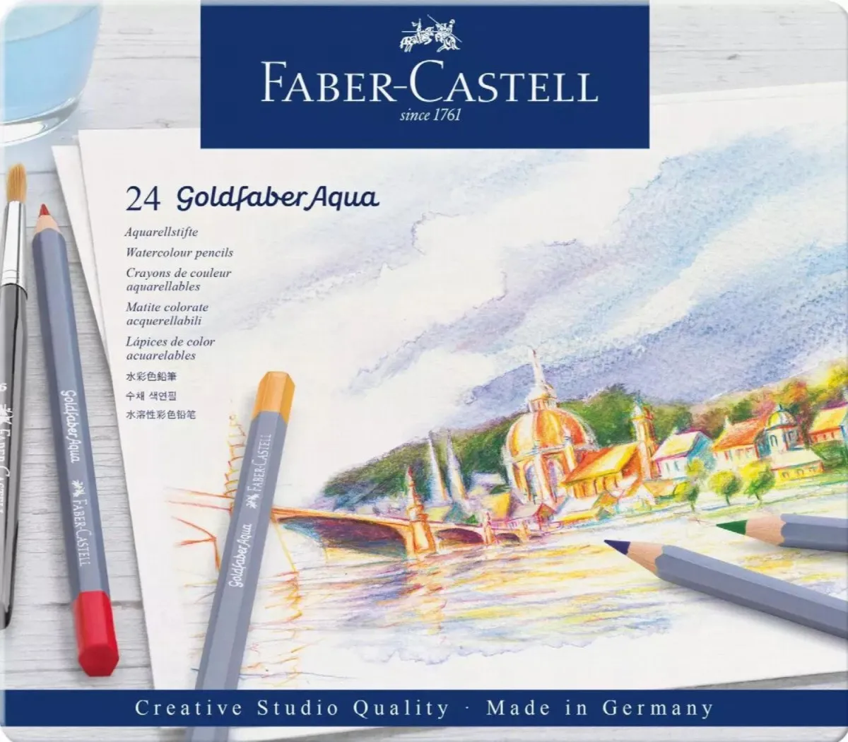 FABER CASTELL  Drvene bojice Aqua Goldfaber, set 1/24 114624