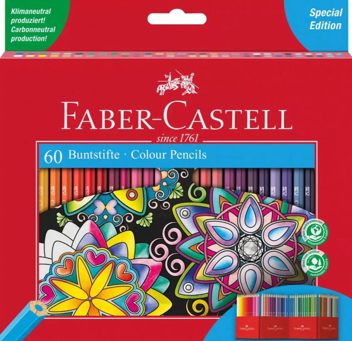 FABER CASTELL Drvene bojice, set 1/60 Castle 111260