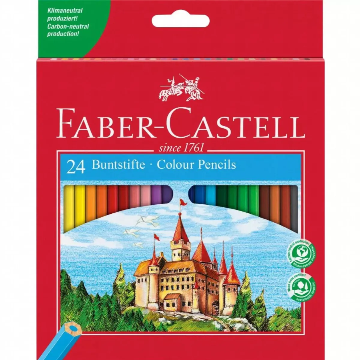 FABER CASTELL Drvene bojice Vitez, set 1/24 120124