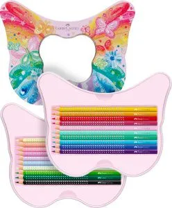 FABER CASTELL Drvene bojice1/20 grip sparkle 201971 leptir