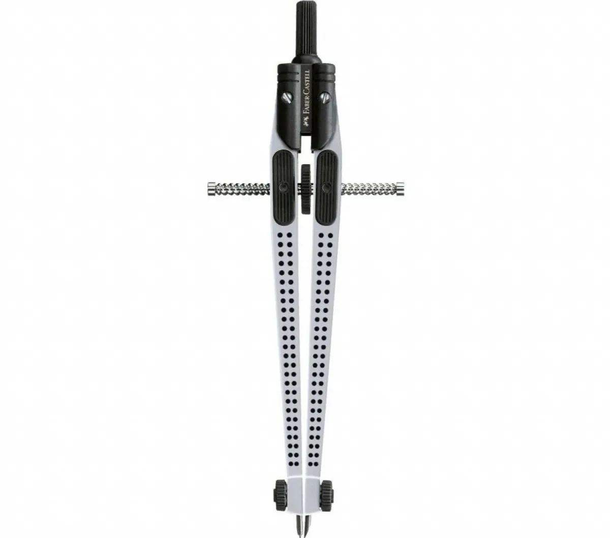 FABER CASTELL Šestar, quick-set Grip, srebrna 174472
