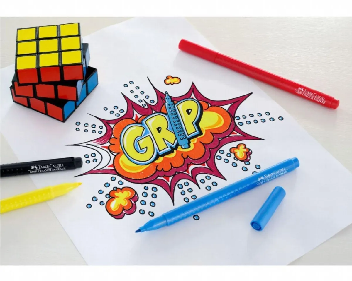 FABER CASTELL Flomaster Grip, set 1/10 155310