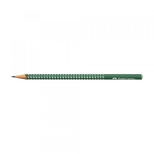 FABER CASTELL Grafitna olovka Grip HB Sparkle forest green
