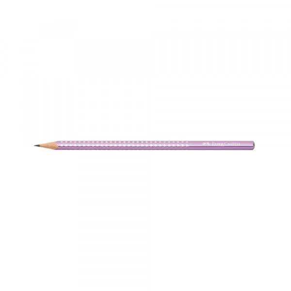 FABER CASTELL Grafitna olovka grip HB sparkle violet metallic