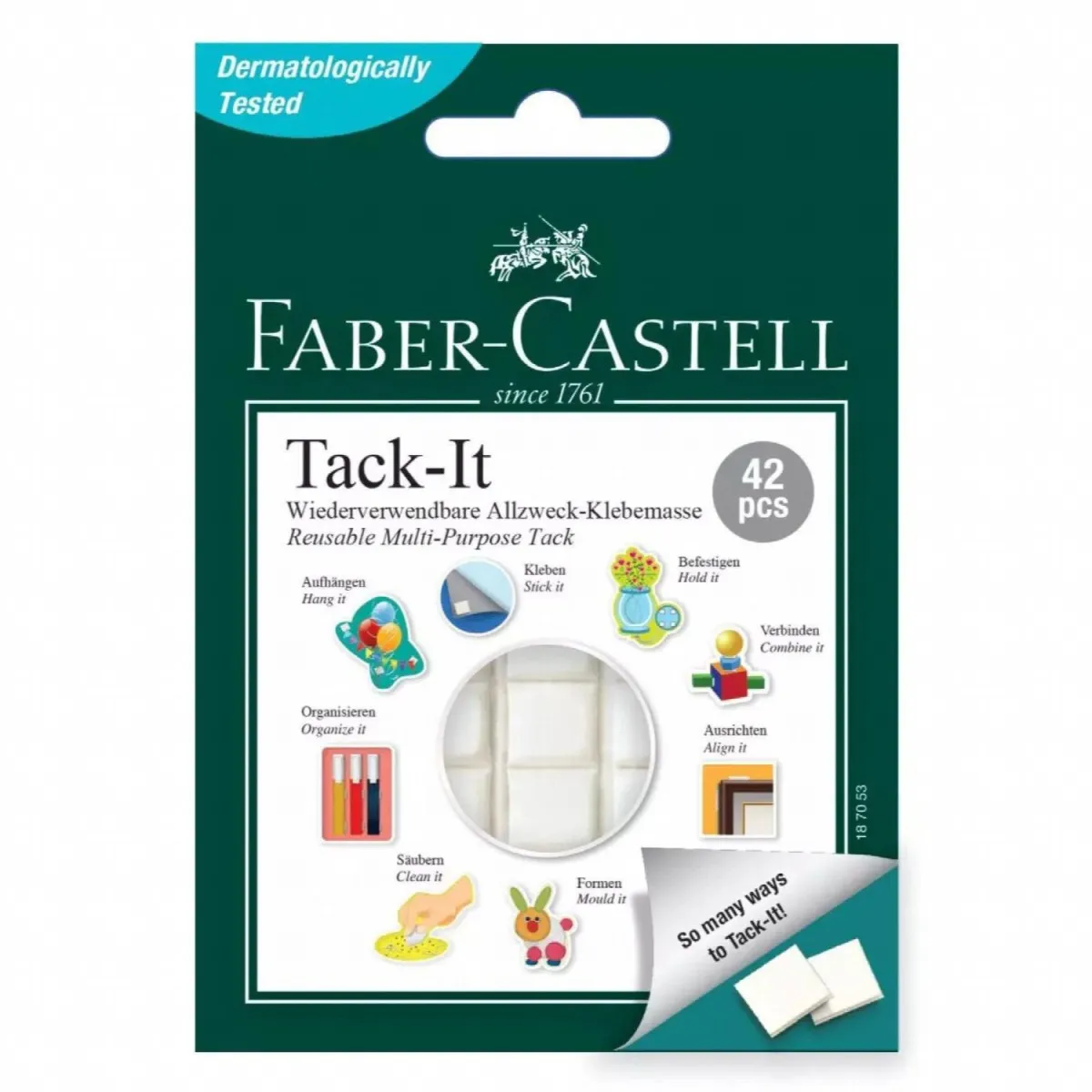 FABER CASTELL  Kreativna traka, bela 187053