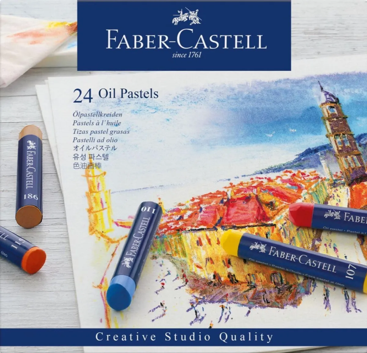 FABER CASTELL  Pastel uljani, set 1/24 127024