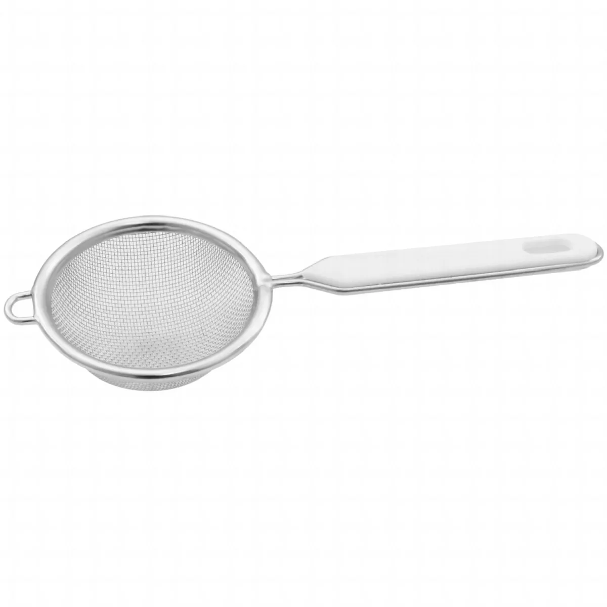 FACKELMANN Cediljka 7 cm inox, bela drška