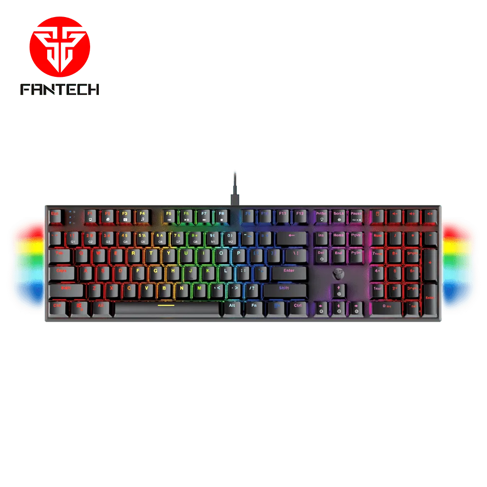 FANTECH Gejmerska mehanička tastatura MK855 MAXFIT108 CRNA (PLAVI SWITCH)