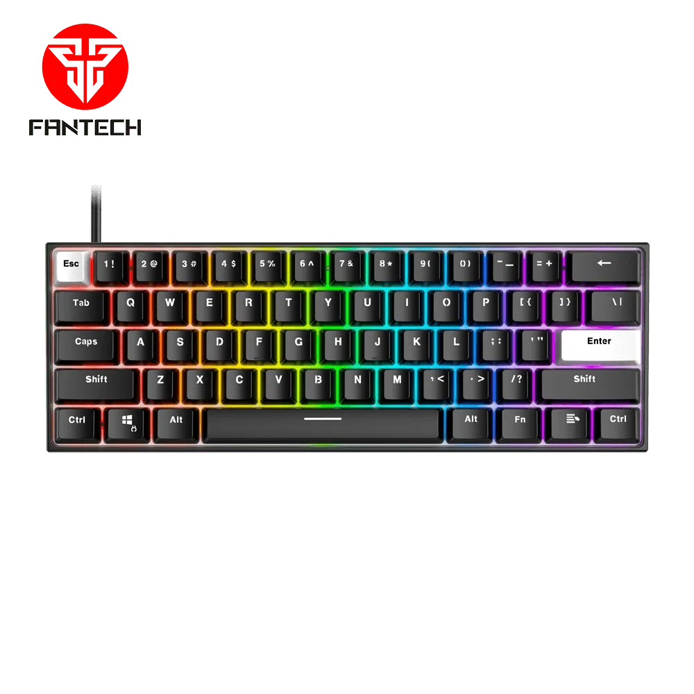 FANTECH Gejmerska mehanička tastatura MK857 MAXFIT61 FROST CRNA (PLAVI SWITCH)