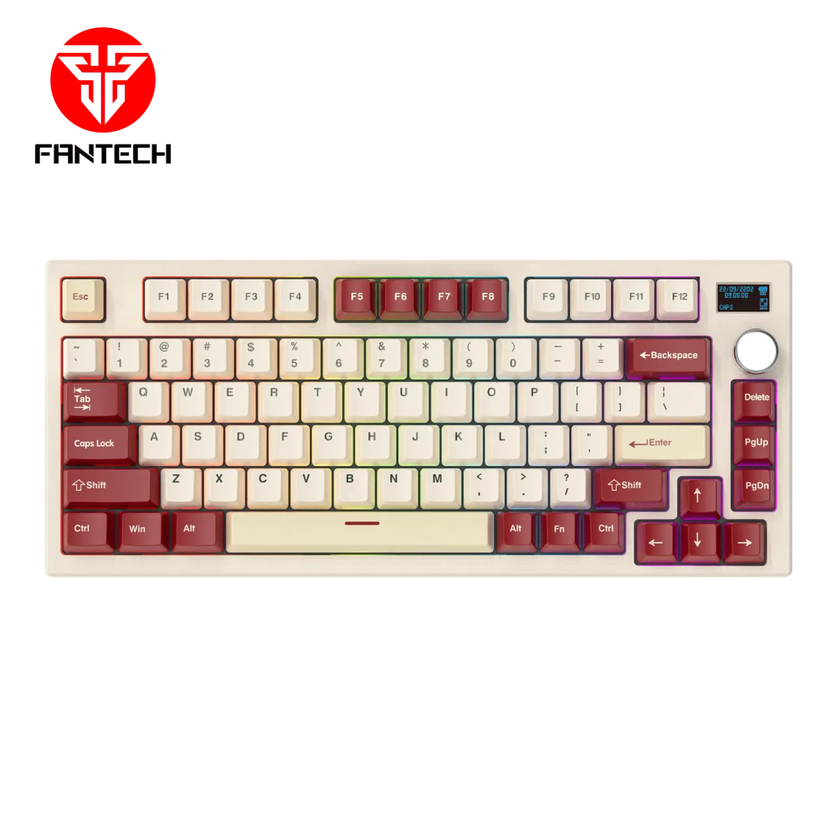 FANTECH Gejmerska mehanička tastatura MK910 MAXFIT81 ROYAL PRINCE (ŽUTI SWITCH)