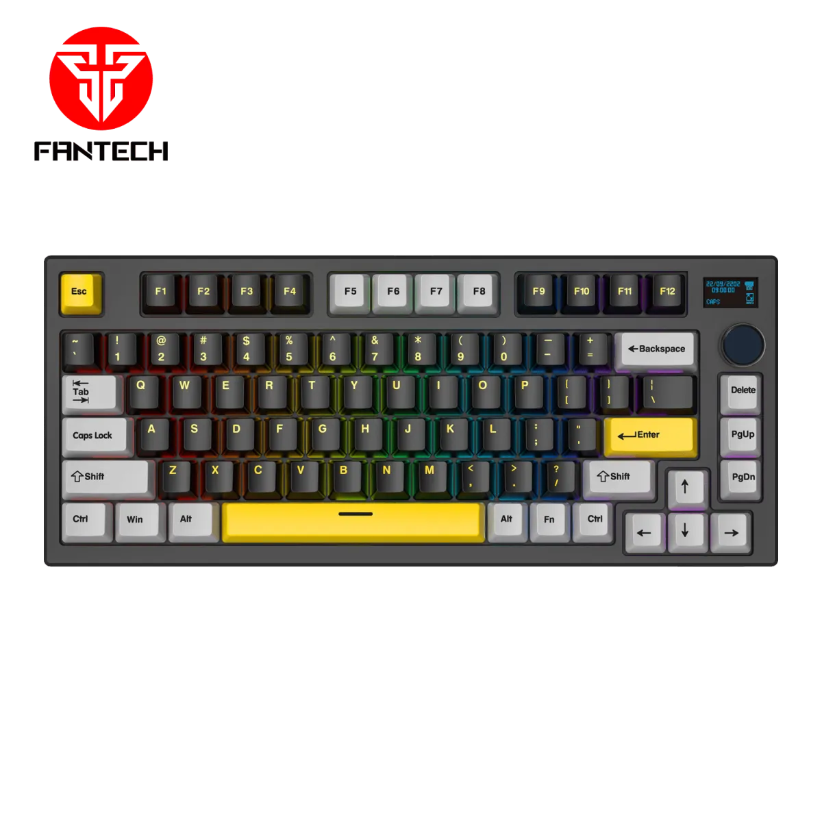 FANTECH Gejmerska mehanička tastatura MK910 MAXFIT81 VIBRANT UTILITY (ŽUTI SWITCH)