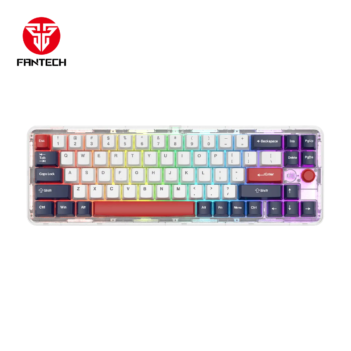 FANTECH Gejmerska mehanička tastatura MK911 MAXFIT70 CRNA London Tour Wireless (ŽUTI SWITCH)