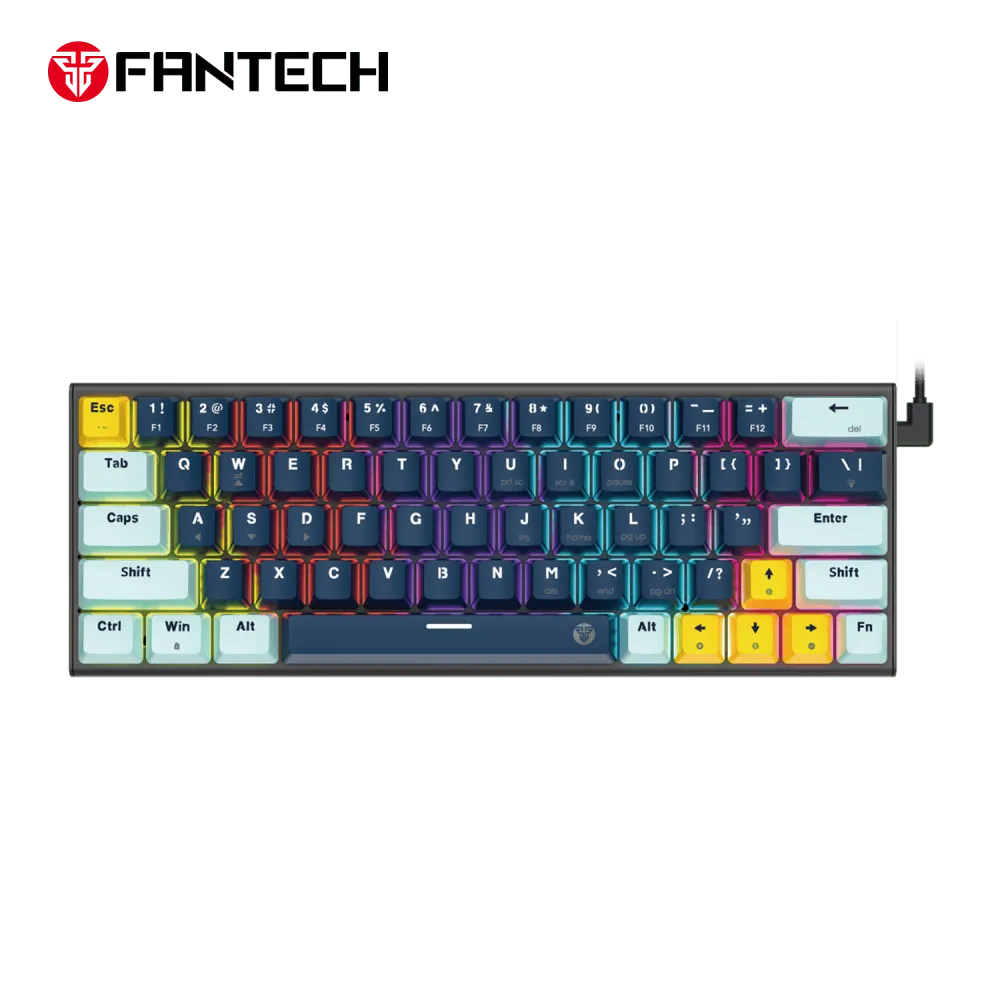 FANTECH Gejmerska tastatura MK874 Atom 63 Navy/ blue switch