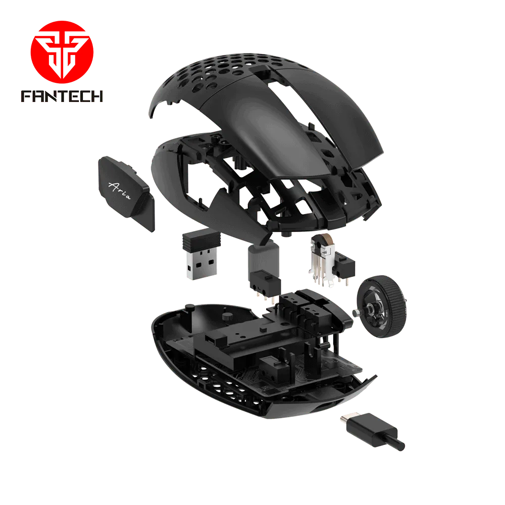 FANTECH Gejmerski miš wireless XD7 ARIA CRNI