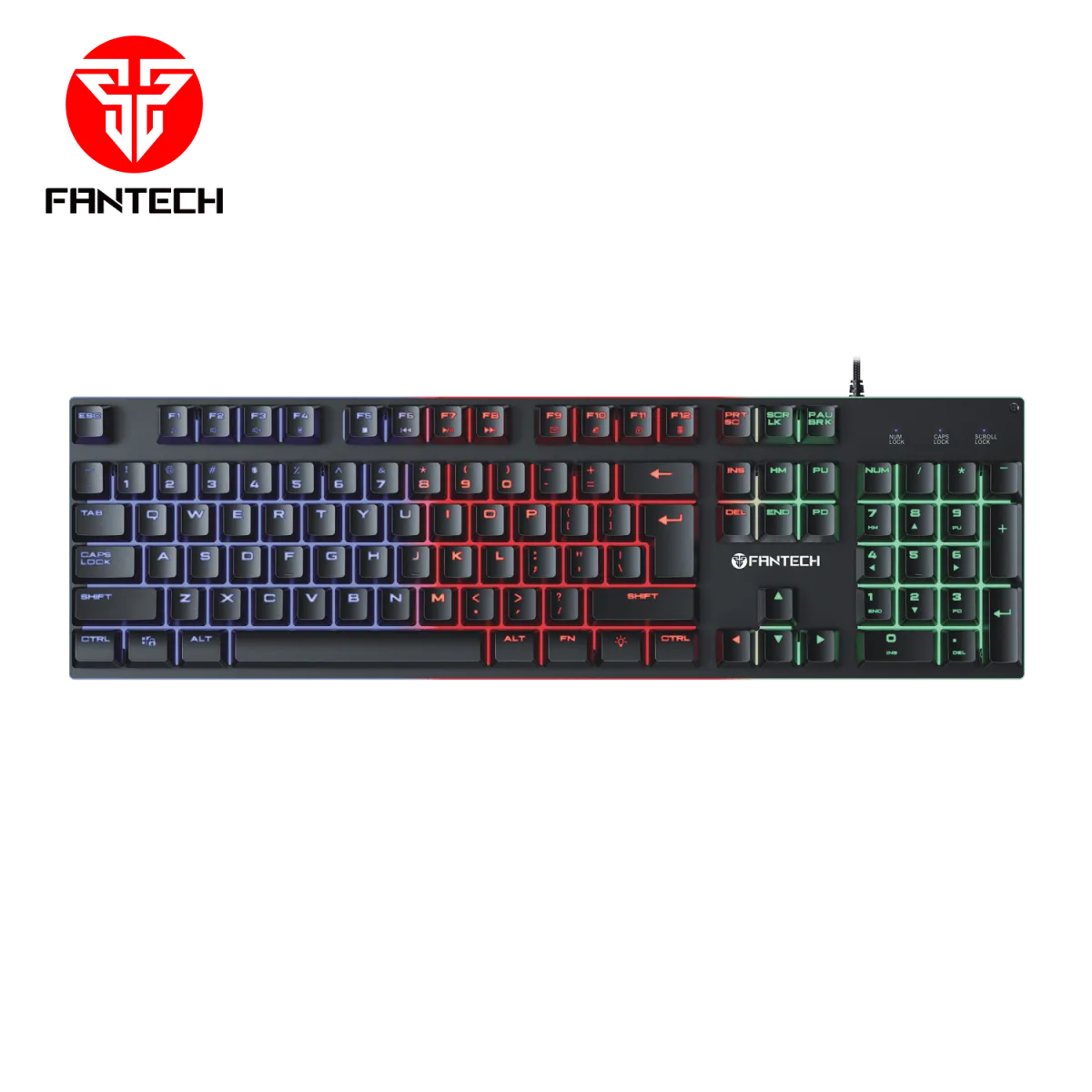 FANTECH Tastatura Gaming K614L Fighter II crna