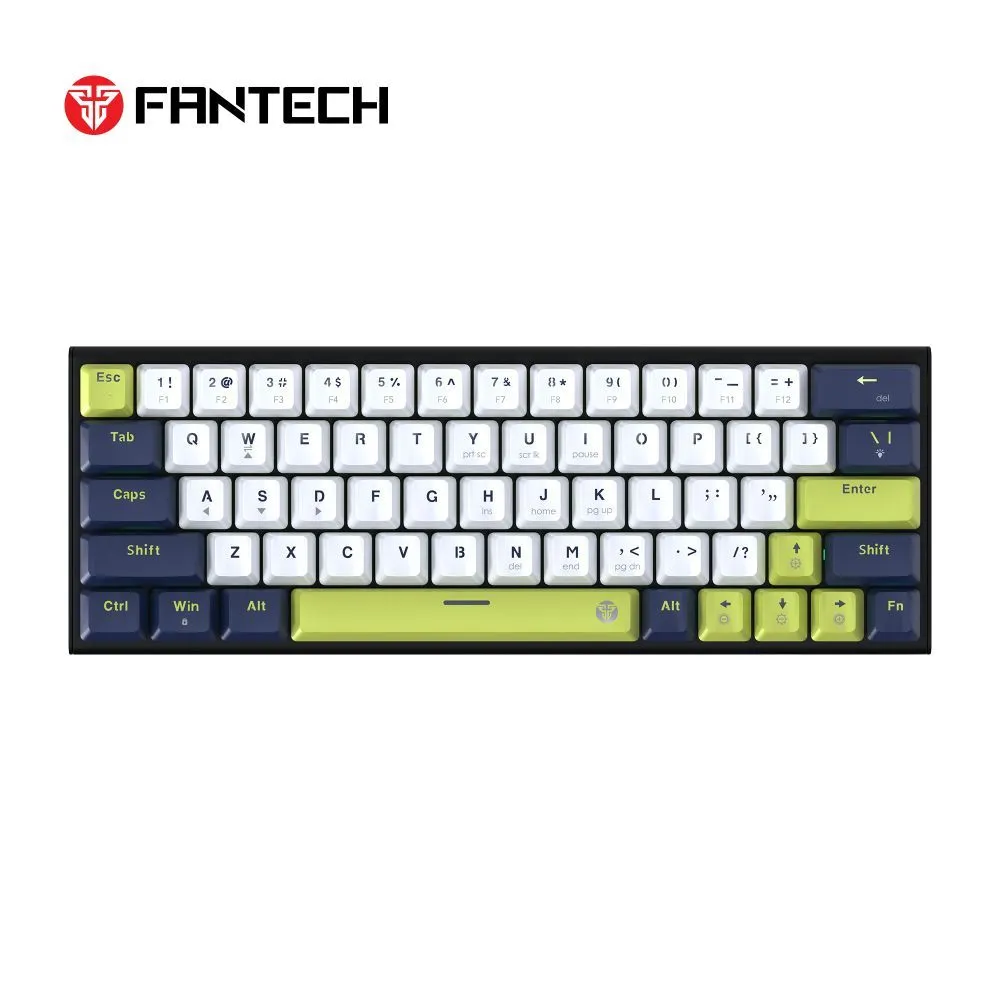 FANTECH Tastatura Mehanicka Gaming MK874V2 RGB Atom 63 Mori bela (rosie switch)