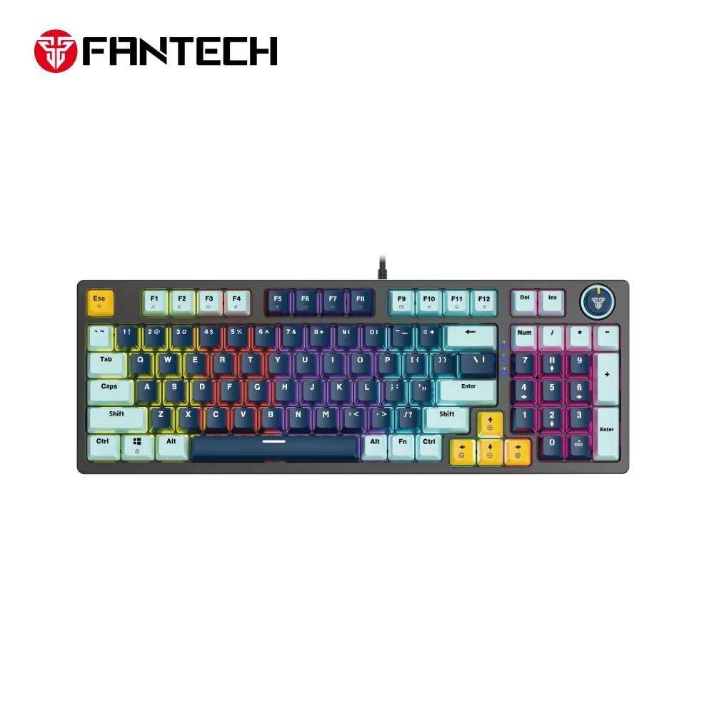 FANTECH Tastatura Mehanicka Gaming MK890V2 RGB Atom MK96 Navy (Rosie switch)