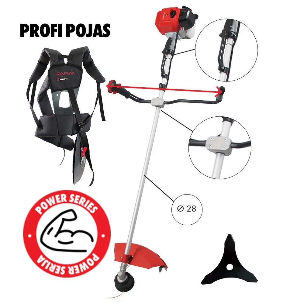 FARM Motorni trimer za travu Power FT43PS