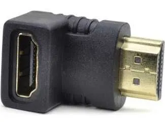 FAST ASIA Adapter HDMI (M) - HDMI (F) crni ugaoni