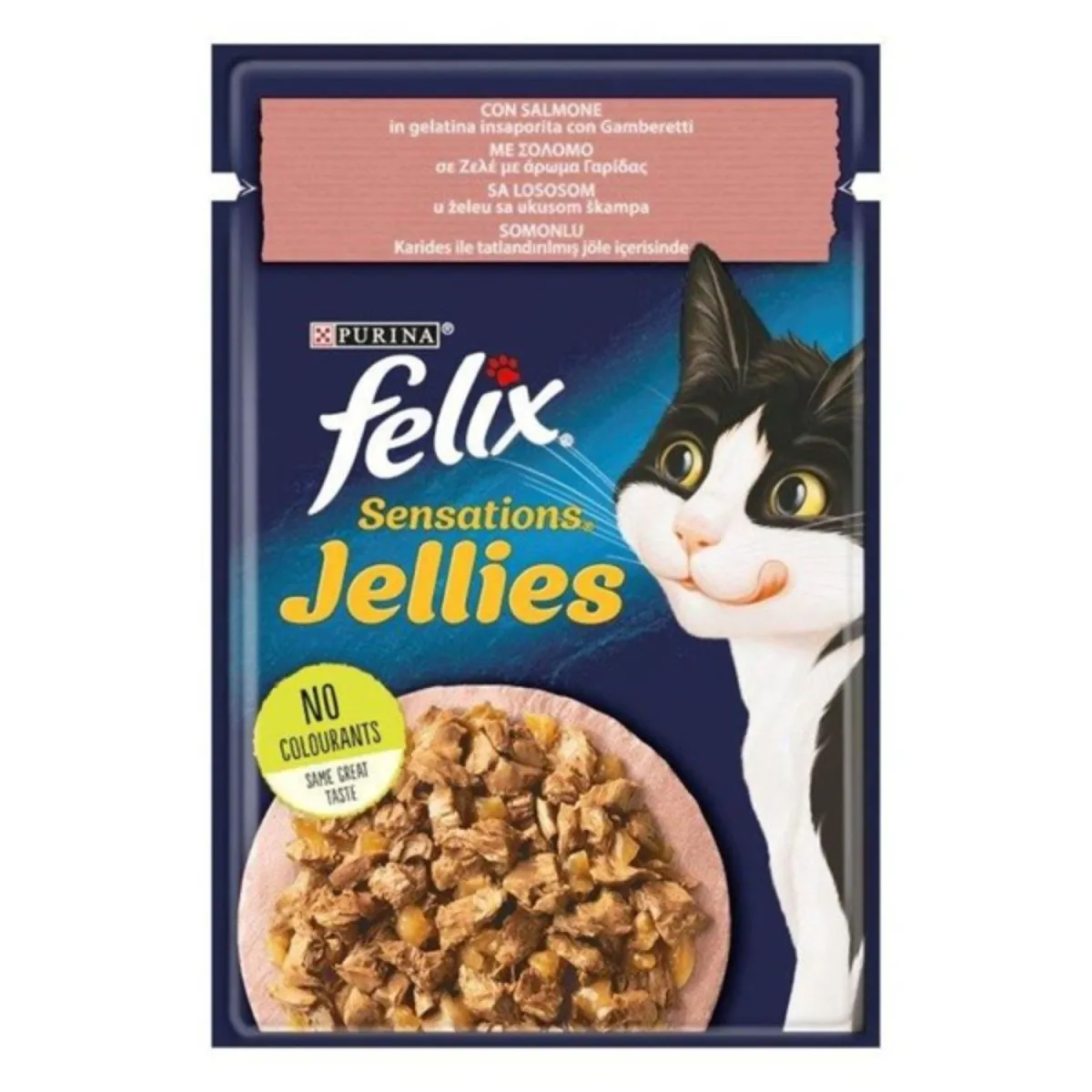 FELIX kesica 85g Sensation - Losos i Škampi
