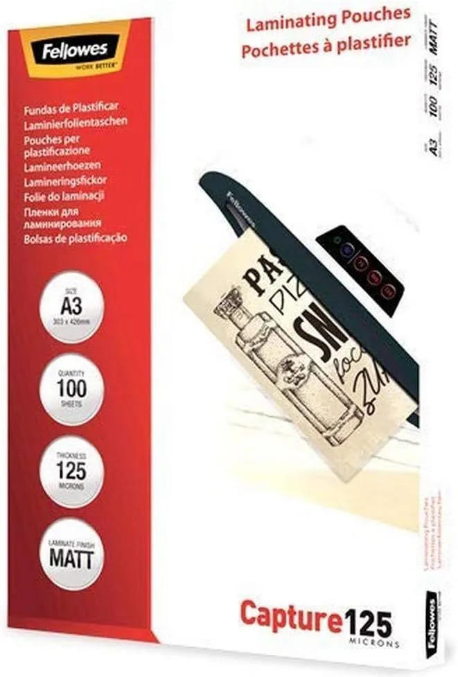 FELLOWES Folija za plastificiranje 125my A3 mat pk100 5328601