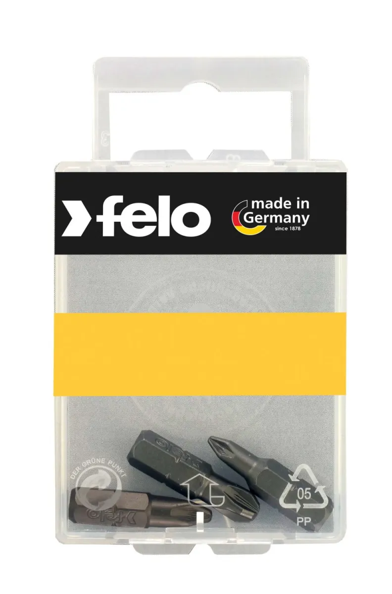 Felo Bit Industrial Pozidriv PZ1/PZ2/PZ3 x 25 02193216 3 kom u blisteru