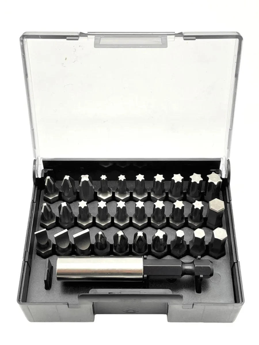 Felo Set bitova  Bit-box Clip sa držačem bitova SL/PZ/PH/HEX/TX 02013116 31 kom