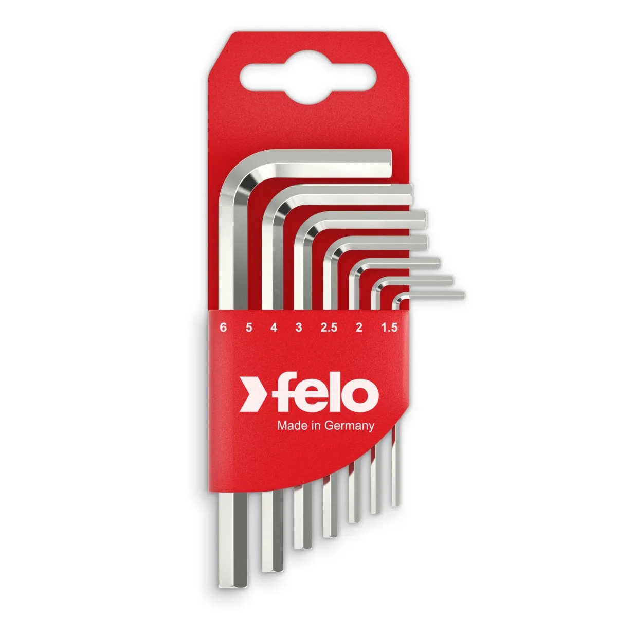 Felo Set kratkih šestougaonih L-ključeva HEX 1/5-6/0 mm 34500711 7 kom