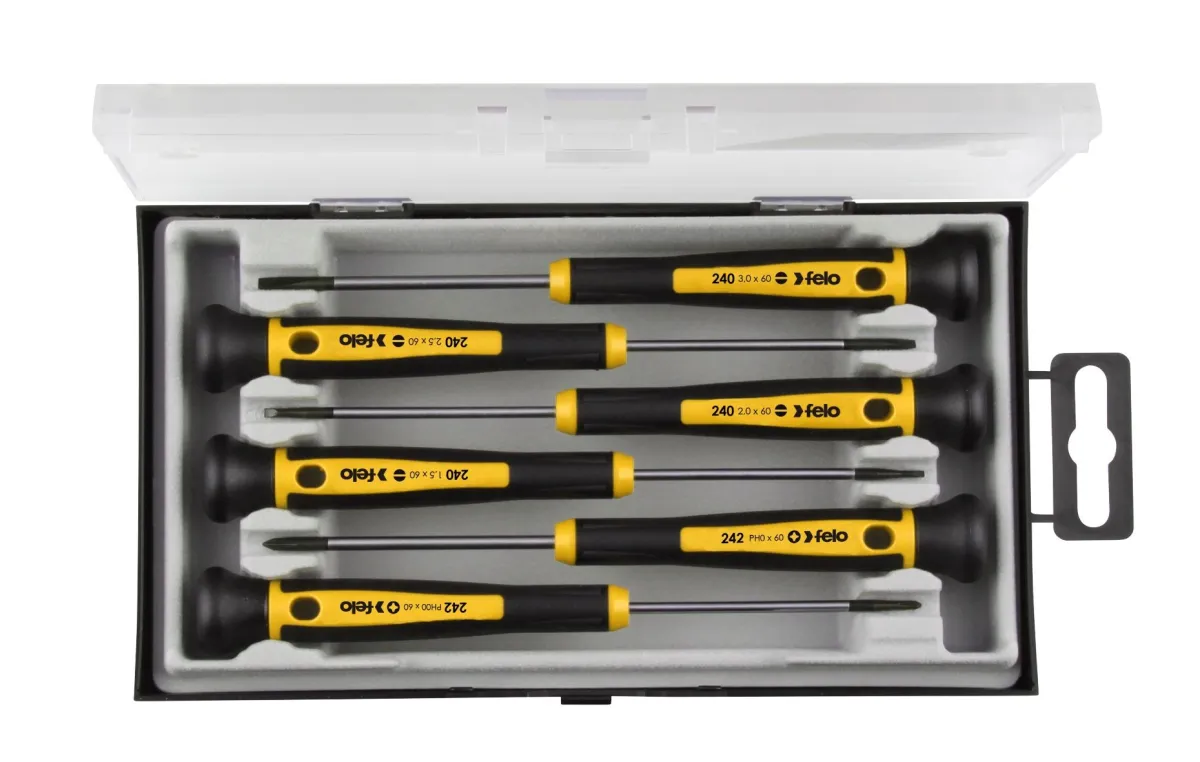 Felo Set precizni šrafcigera TORX/HEX 24896166 6 kom