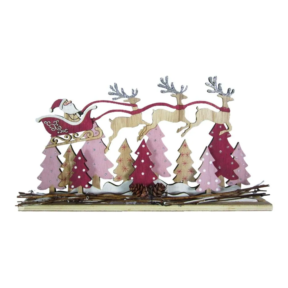 FESTA Novogodišnje drvene jelke 29 x 18 cm 751851