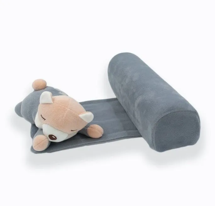 FIMBABY Podloga za bebe sa jastukom siva