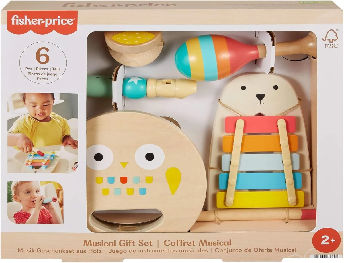 FISHER PRICE drveni muzički set 6kom 578442