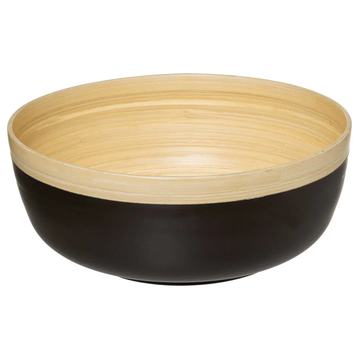 FIVE Činija Modern 30cm 30x12cm bambus crna