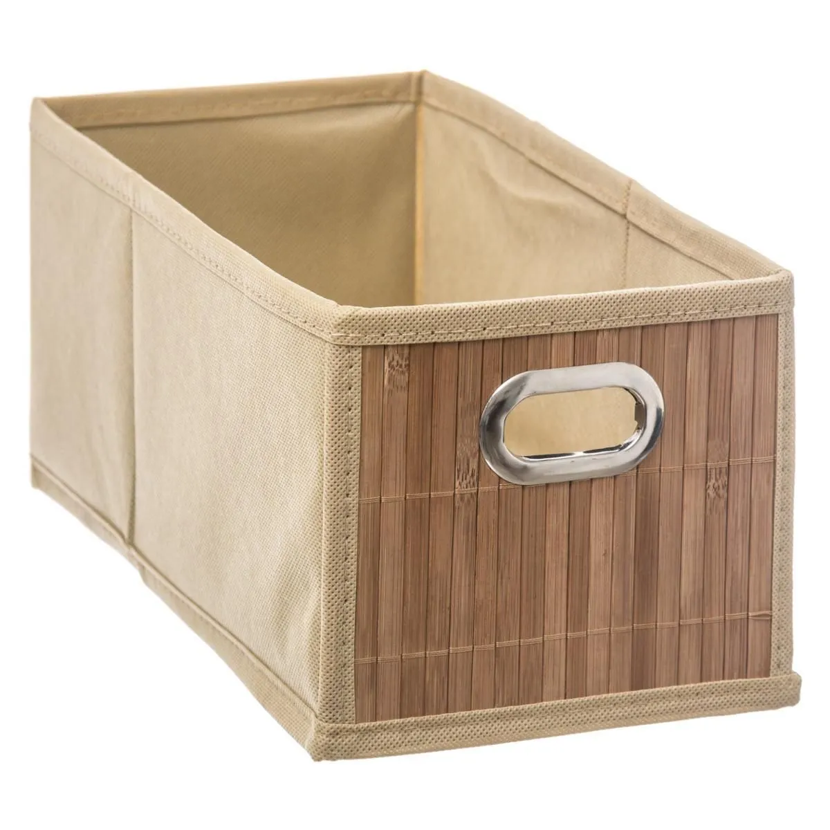 FIVE Korpa 15x31cm pp/bambus, braon