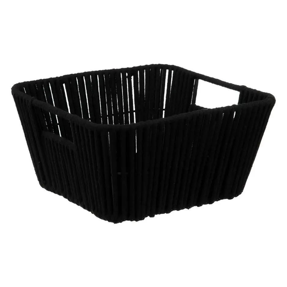 FIVE Korpa za odlaganje veša 31x15cm Manille, crna