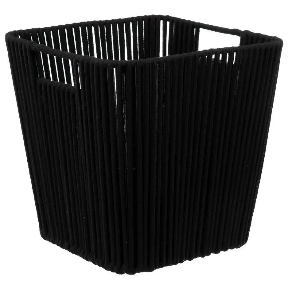 FIVE Korpa za odlaganje veša 31x31cm Manille, crna