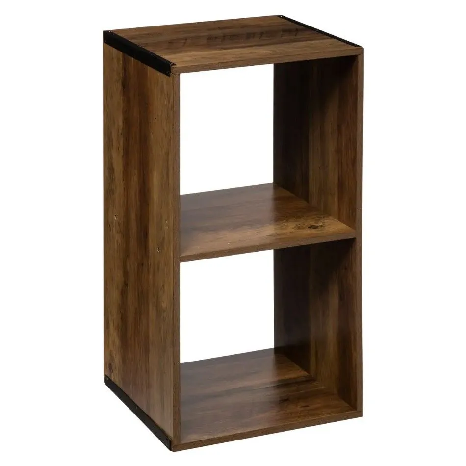 FIVE Stalak sa 2 police 34.5x32x67.5cm, drvo/braon