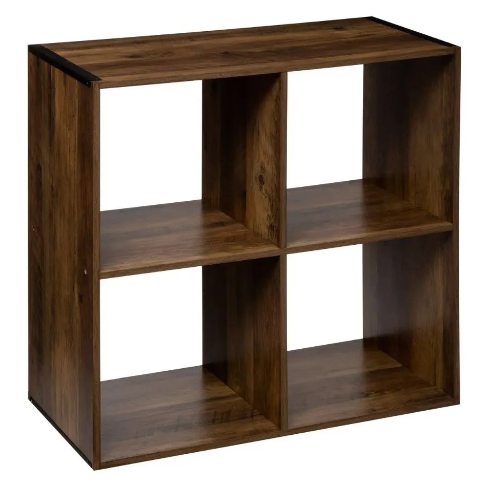 FIVE Stalak sa 4 police 67.5x32x67.7cm, drvo/braon