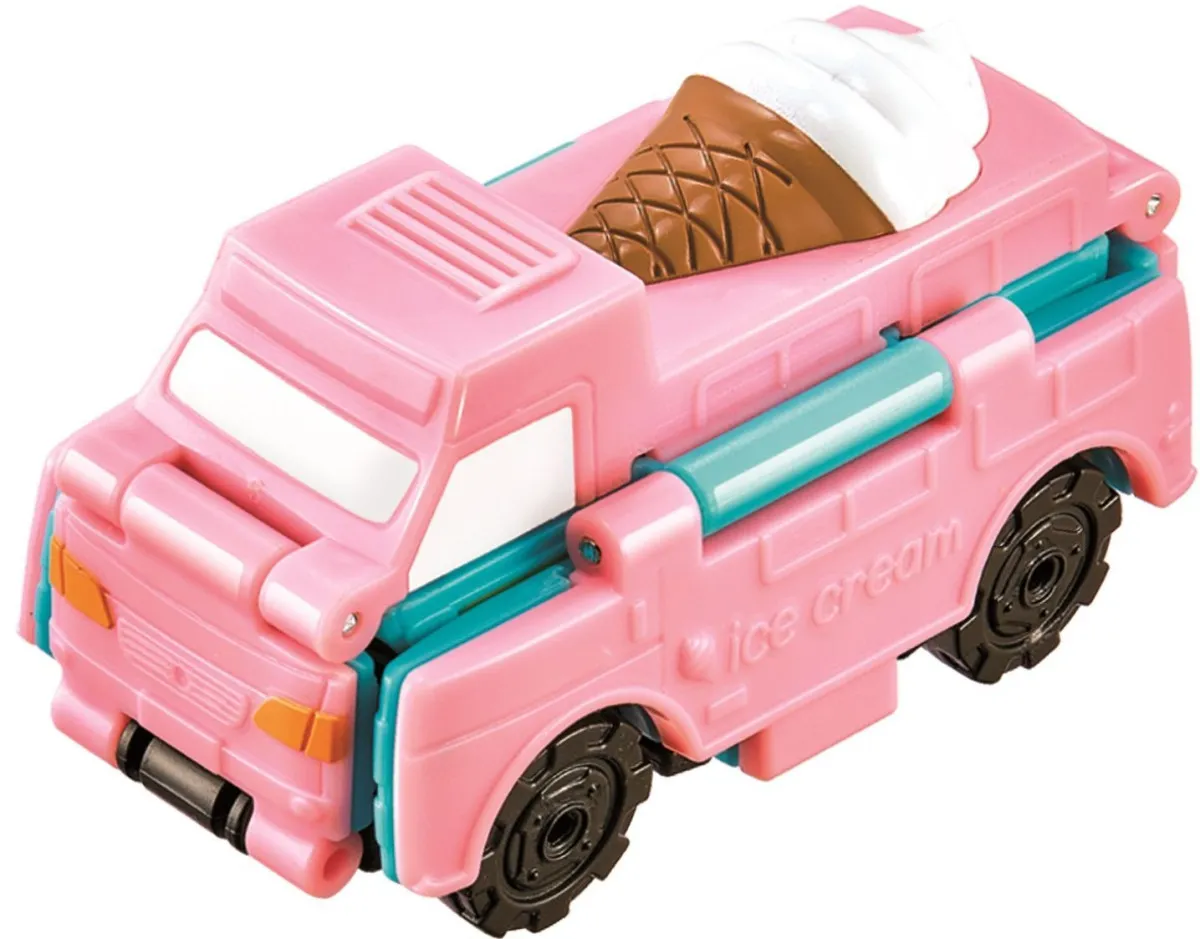 Flip Cars Autići slaodeled kamion i mini kombi 2u1