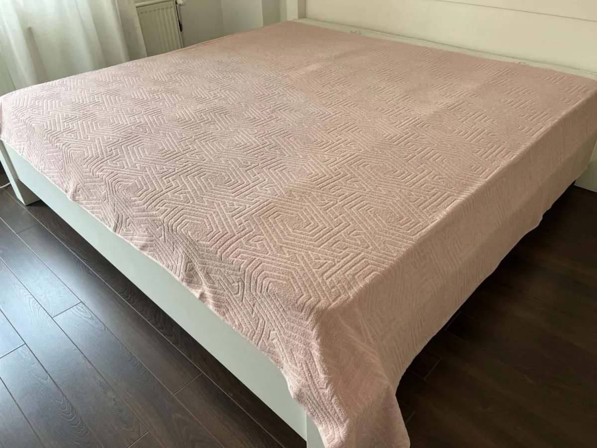 Frotir prekrivač 200x200cm roze Summer