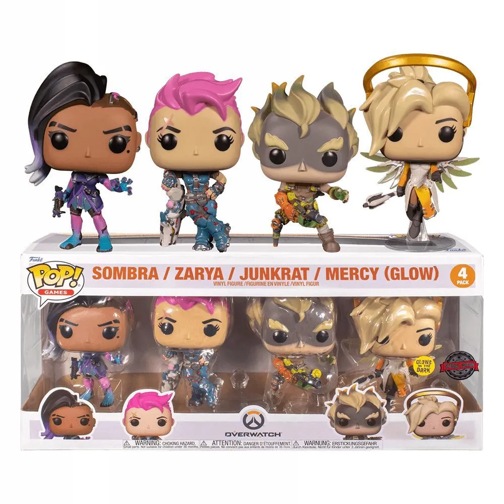 FUNKO POP! Figura Games: Overwatch 4PK