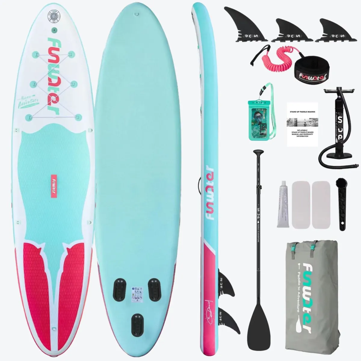 FUNWATER SUP Set Red Infinity Multi 335X82X15