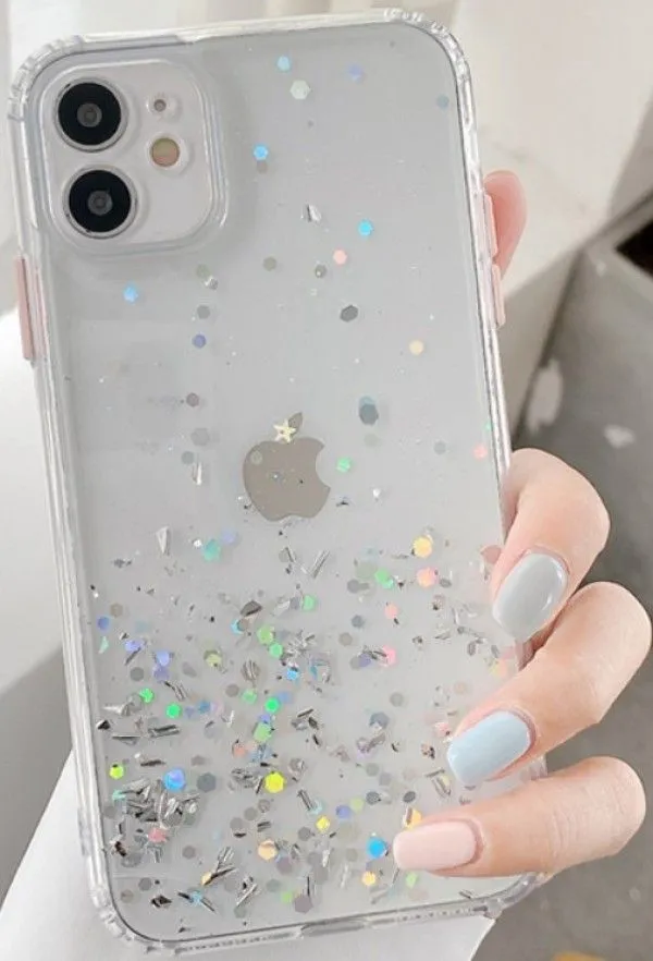 Futrola 3D Sparkling star silicone Transparent IPHONE MCTK6- 13 Pro Max